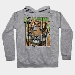 TIGER Letters & Tiger Portrait: A Creative Harmony Hoodie